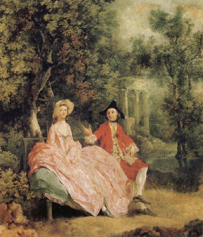 Thomas Gainsborough Lady and Gentleman in a Landscape China oil painting art
